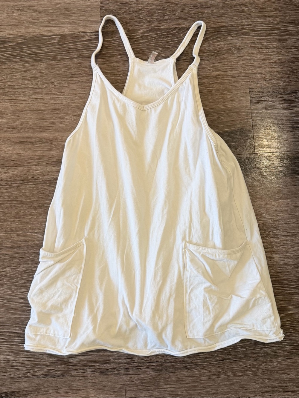 Free People Movement Hot Shot Racerback Romper Dress - White